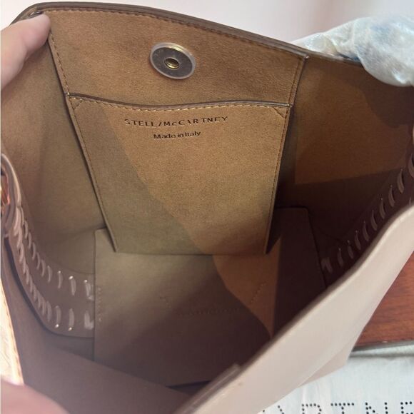 Stella McCartney Frayme Bucket Bag in Nude - Picture 6 of 10